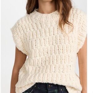 English Factory Cream Knit Sweater